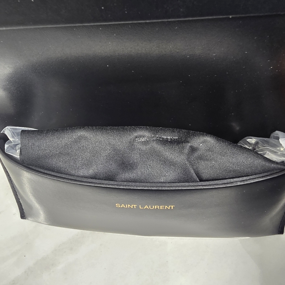 Yves Saint Laurent Black Square Sunglasses - Picture 7 of 16